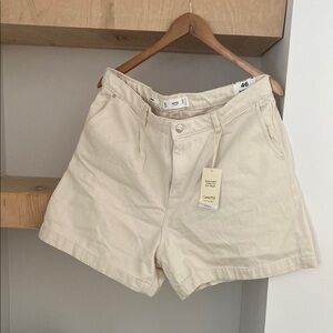 Mango Beige Women's Bermuda Shorts